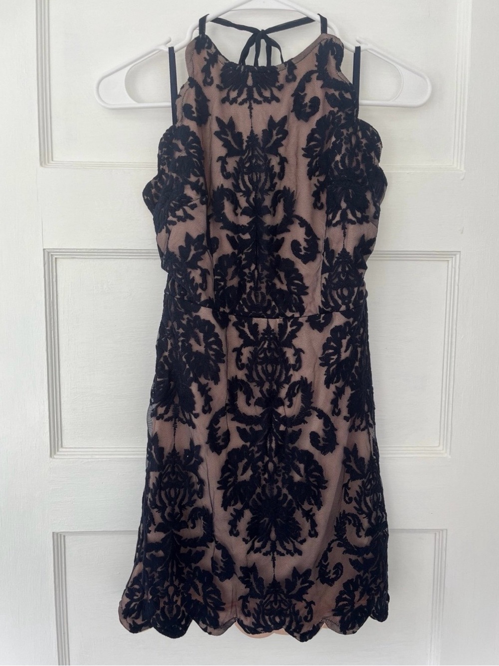 NWT Hello Molly Navy Lace Overlay Dress - Women's